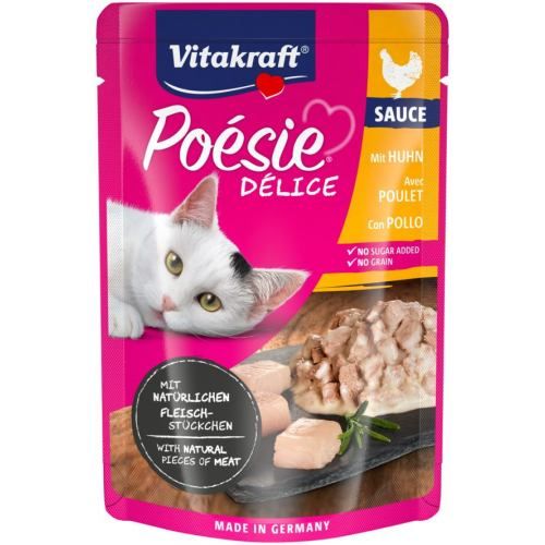 Вологий корм Vitakraft Po?sie D?lice для котів курка в соусі 85 г