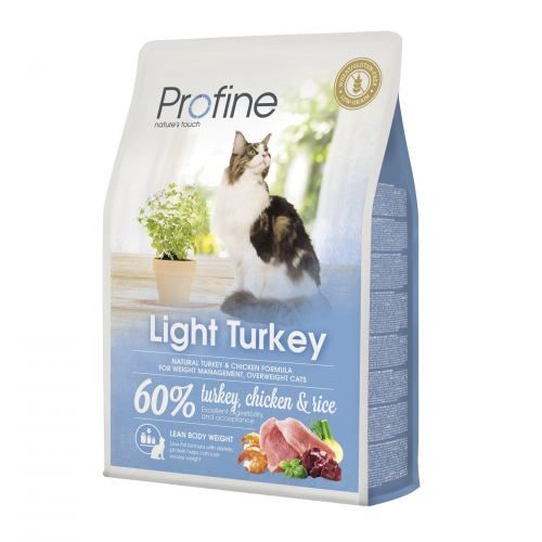 Сухий корм для котів Profine Light  із зайвою вагою з індичкою та куркою 2 кг