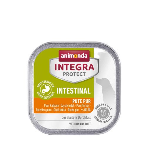 Корм вологий ветеринарний для собак Integra Protect Intestinal Pure Turkey моно індичка, при порушенні роботи ШКТ, 150 г