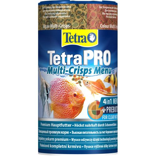 Корм для акваріумних риб TetraPRO Multi-Crisps Menu 250 мл (чіпси)