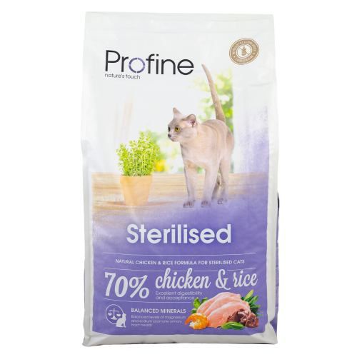 Сухой корм для кошек Profine Sterilised для стерилизованных с курицей и рисом 10 кг