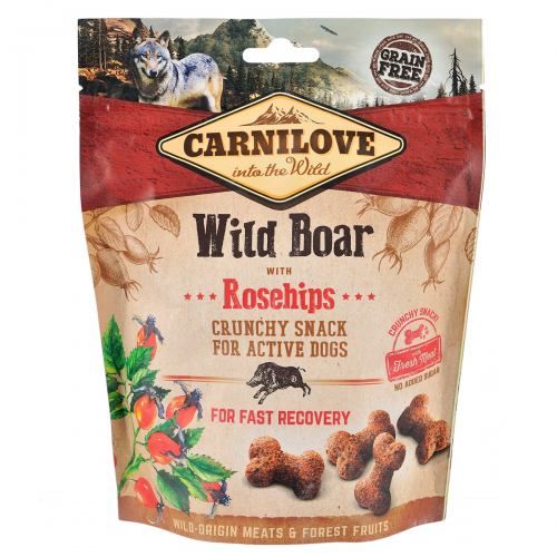 Лакомство Carnilove Crunchy Snack для собак дикий кабан и шиповник 200 г