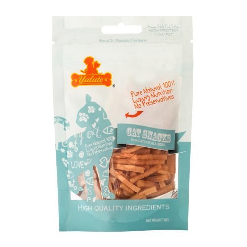 Ласощі Yalute Short Chicken Slices для котів шматочки курки 50 г