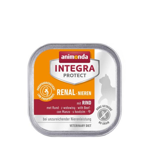 Вологий корм для котів   Integra Protect Renal dishes Pure Turkey при хворобах нирок, моно індичка, 100 г