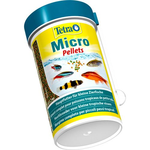 Корм Tetra Micro Pellets для акваріумних дрібних рибок 100 мл (гранули)