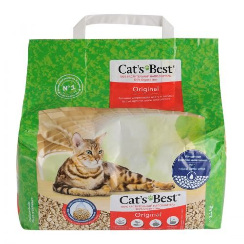 Наповнювач Cat’s Best Original для котячого туалету деревний 5 л/ 2.1 кг