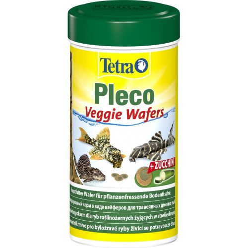 Корм Tetra Pleco Veggie Wafers для травоїдних донних рибок 110 г (пластинки)