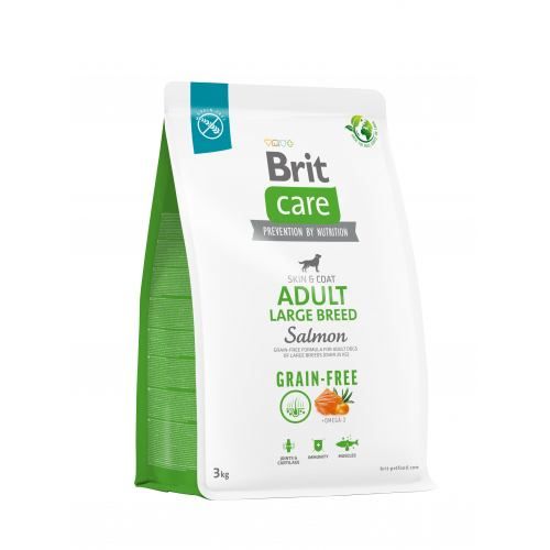 Сухий корм Brit Care Dog Grain-free Adult Large Breed для собак великих порід беззерновий з лососем