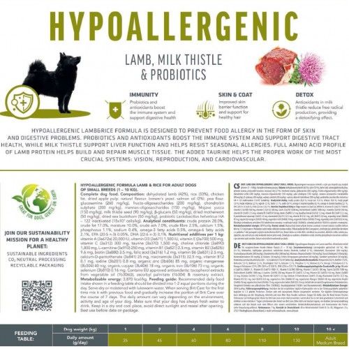 Корм для собак малих порід Brit Care Dog Hypoallergenic Adult Small Breed гіпоалергенний з ягням