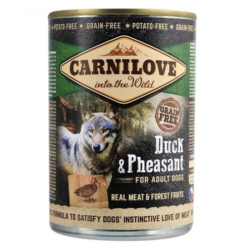 Влажный корм Carnilove Duck & Pheasant для собак утка и фазан 400 г