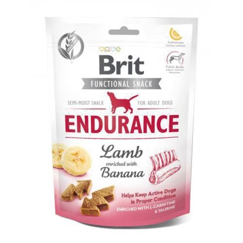Функциональное лакомство Brit Care Endurance ягненок с бананом для собак 150 г