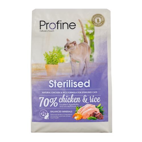 Сухой корм для кошек Profine Sterilised для стерилизованных с курицей и рисом 2 кг