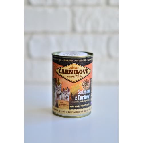 Влажный корм Carnilove Salmon & Turkey для щенков лосось и индейка 400 г