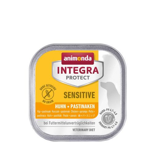 Корм вологий ветеринарний для собак Integra Protect Sensitiv Chicken + Parsnips при харчовій непереносимості, курка + пастернак, 150 г