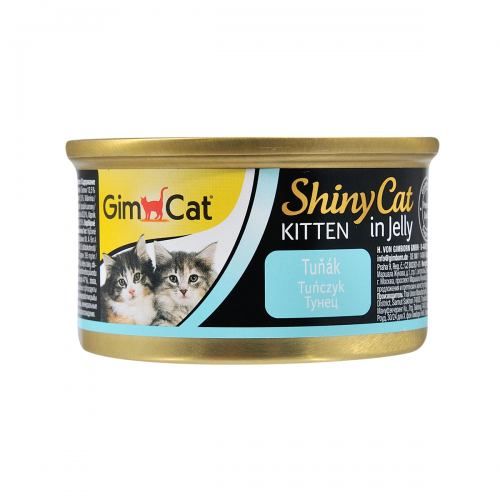 Вологий корм GimCat Shiny Kitten для кошенят тунець 70 г
