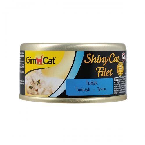Вологий корм GimCat Shiny Cat Filet для котів тунець 70 г