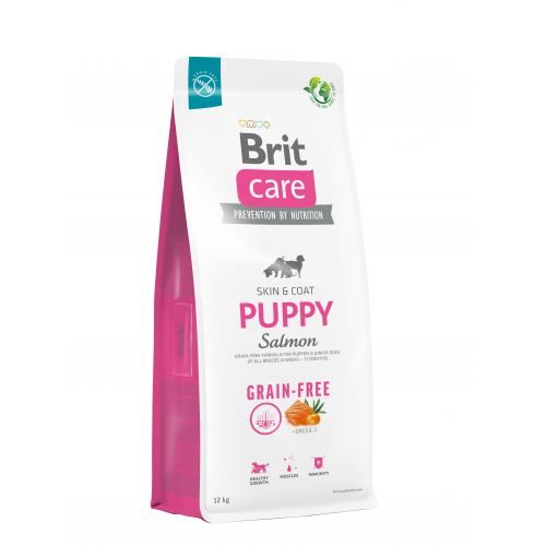 Сухий корм Brit Care Dog Grain-free Puppy для цуценят беззерновий з лососем