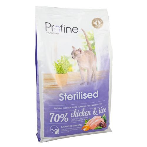 Сухой корм для кошек Profine Sterilised для стерилизованных с курицей и рисом 10 кг