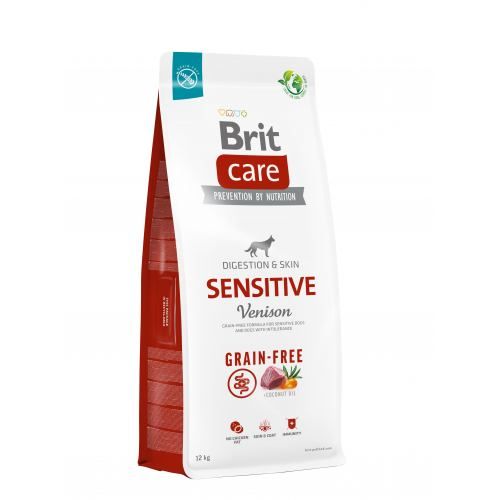 Сухий корм Brit Care Dog Grain-free Sensitive для собак з чутливим травленням беззерновий з олениною