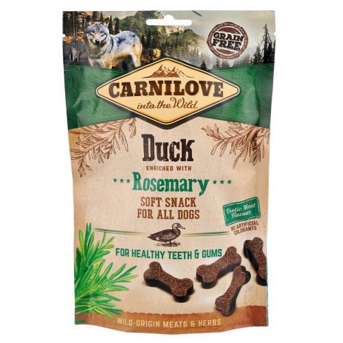 Лакомство Carnilove Semi Moist для собак утка и розмарин 200 г