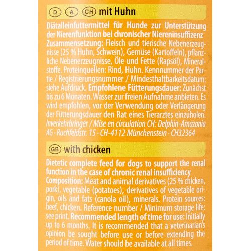 Корм вологий ветеринарний для собак Integra Protect Renal with Chicken моно курка, при хворобах нирок, 400 г