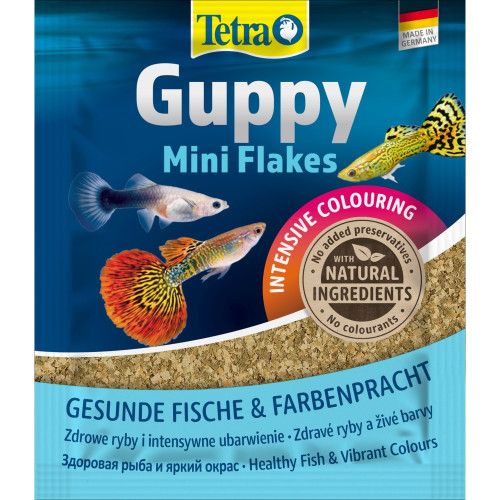 Корм Tetra Mini Guppy для рибок гуппі 12 г (пластівці)