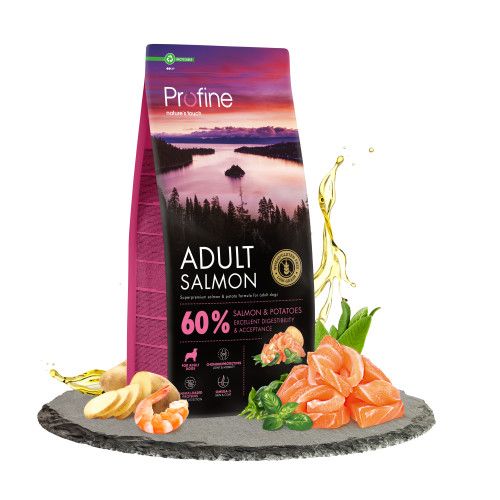 Корм сухий Profine Salmon and Potatoes для дорослих собак всіх порід з лососем та картоплею