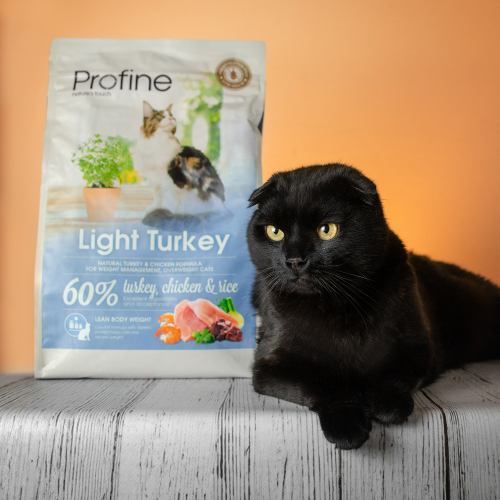 Сухий корм для котів Profine Light  із зайвою вагою з індичкою та куркою 2 кг