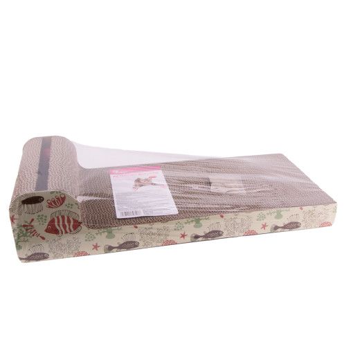 Когтеточка Eastland Лежак с кошачьей мятой для кошек 52x21x12 cм (бумага)