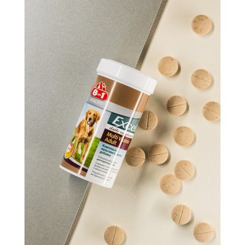 Вітаміни 8in1 Excel «Multi Vitamin Adult» для дорослих собак 70 шт (мультивітамін)