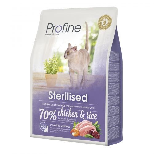 Сухой корм для кошек Profine Sterilised для стерилизованных с курицей и рисом 2 кг