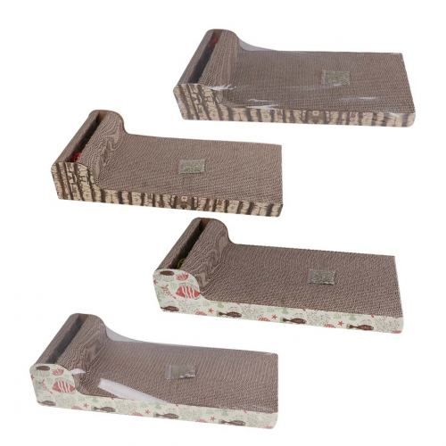 Когтеточка Eastland Лежак с кошачьей мятой для кошек 52x21x12 cм (бумага)