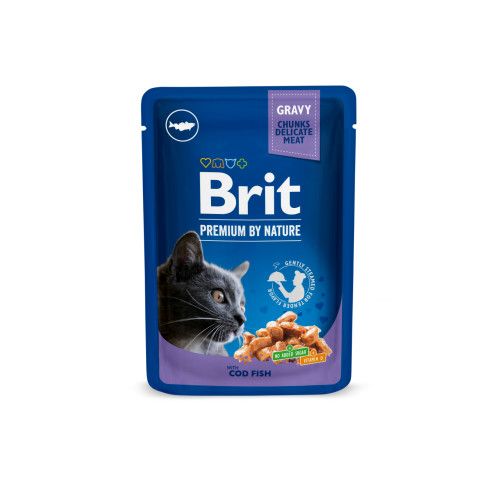 Набір вологих кормів Brit Premium «Сімейна тарілка» для котів асорті із 4 смаків 12 шт х 100 г