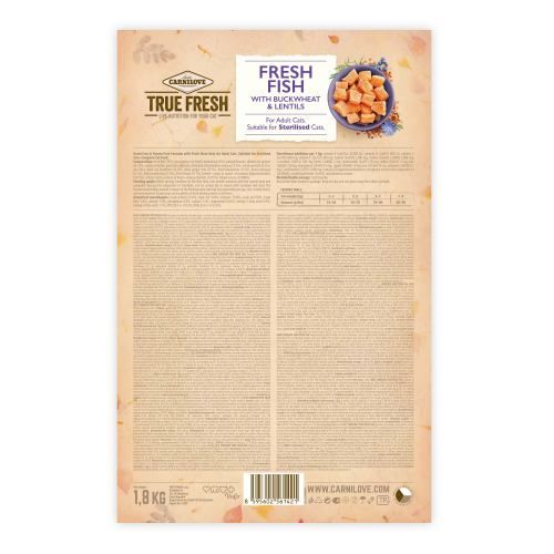 Сухой корм для кошек Carnilove True Fresh с рыбой 1,8 кг