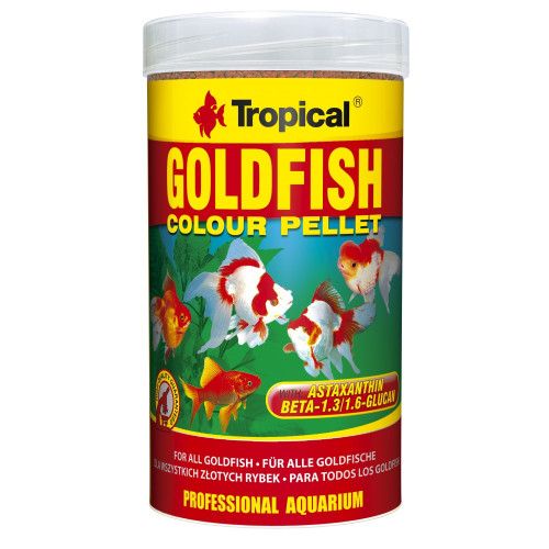 Сухий корм Tropical Goldfish Color Pellet для золотих рибок 90 г (гранули)