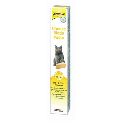 Паста для котів GimCat Cheese Biotin Paste cирна з біотином 100 г