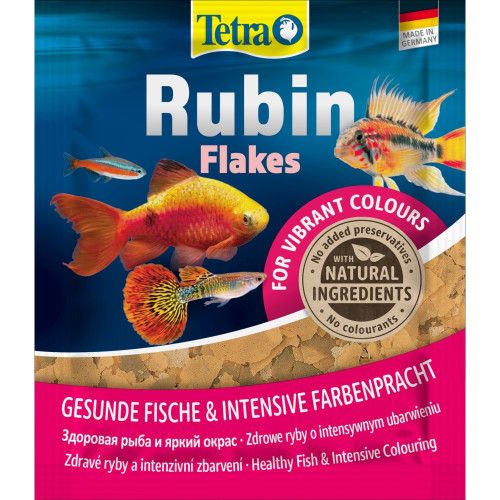 Корм Tetra Rubin Flakes для акваріумних рибок для забарвлення 12 г (пластівці)