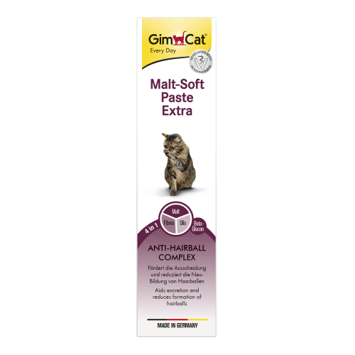 Паста GimCat Every Day Malt-Soft Paste Extra для котів виведення шерсті зі шлунку 200 г