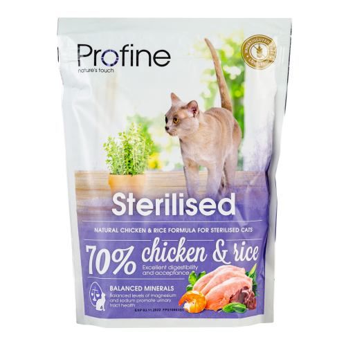 Сухой корм для кошек Profine Sterilised для стерилизованных с курицей и рисом 300 г
