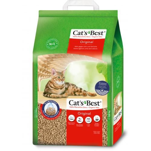 Наповнювач Cat’s Best Original для котячого туалету деревний 20 л/8,6 кг