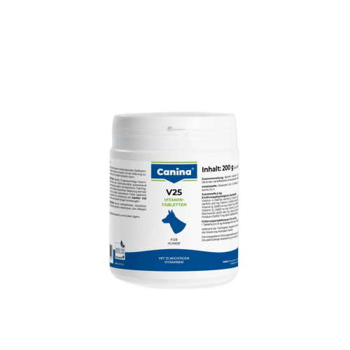 Вітаміни Canina V25 Vitamintabletten для собак полівітамінний комплекс 200 г (60 табл)