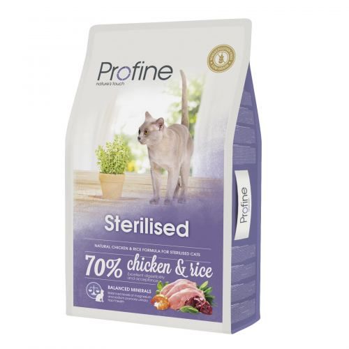 Сухой корм для кошек Profine Sterilised для стерилизованных с курицей и рисом 10 кг