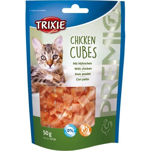 Лакомство Trixie Premio Chicken Cubes для кошек кубики с курицей 50 г