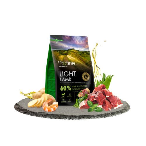 Корм сухий Profine Light Lamb and Potatoes для собак з надмірною вагою з ягнятиною та картоплею 3 кг