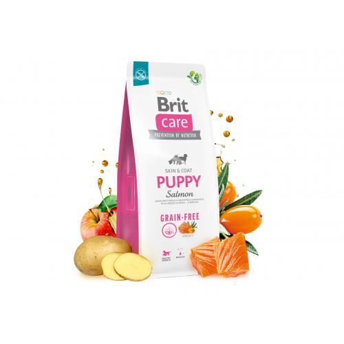 Сухий корм Brit Care Dog Grain-free Puppy для цуценят беззерновий з лососем
