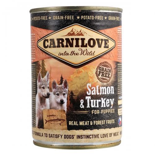 Влажный корм Carnilove Salmon & Turkey для щенков лосось и индейка 400 г