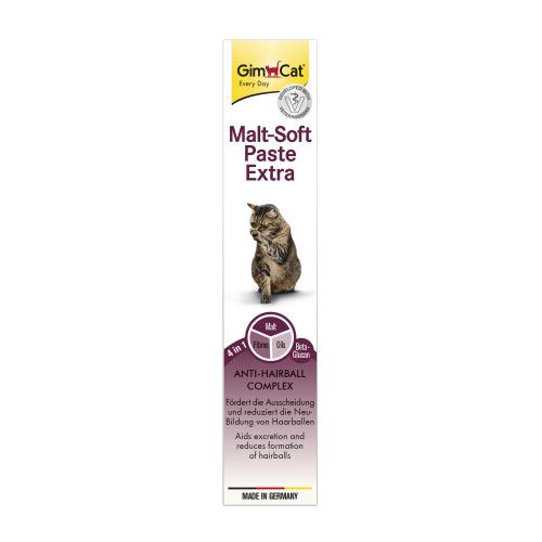 Паста GimCat Every Day Malt-Soft Paste Extra для кошек выведение шерсти из желудка 50 г