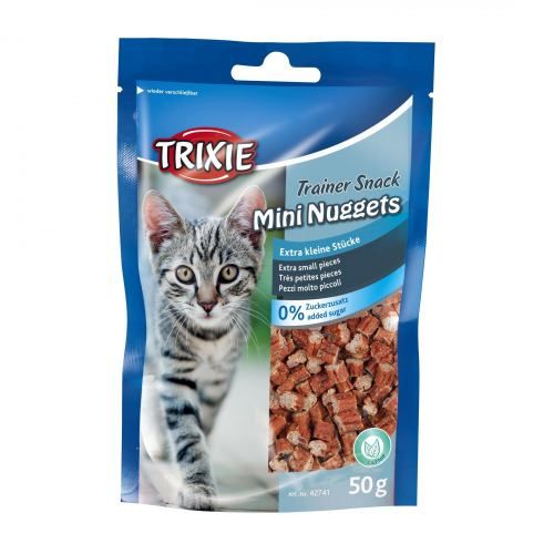 Лакомство Trixie Premio Trainer Snack Mini Fish Nuggets для кошек с тунцем и курицей 50 г