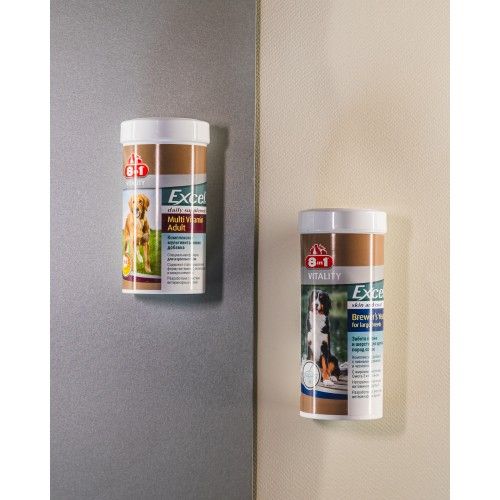 Вітаміни 8in1 Excel «Brewers Yeast Large Breed» для собак великих порід пивні дріжджі з часником 80 шт (для шкіри та шерсті)