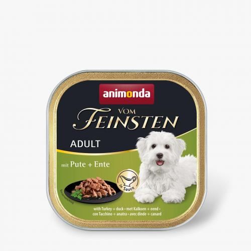 Влажный корм Animonda Vom Feinsten для взрослых собак с индейкой и уткой 150 г